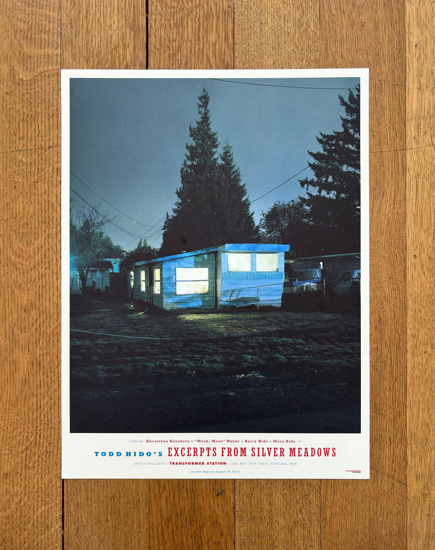 Todd Hido original photography poster - 12.0"×15.9" (30.5×40.5cm)