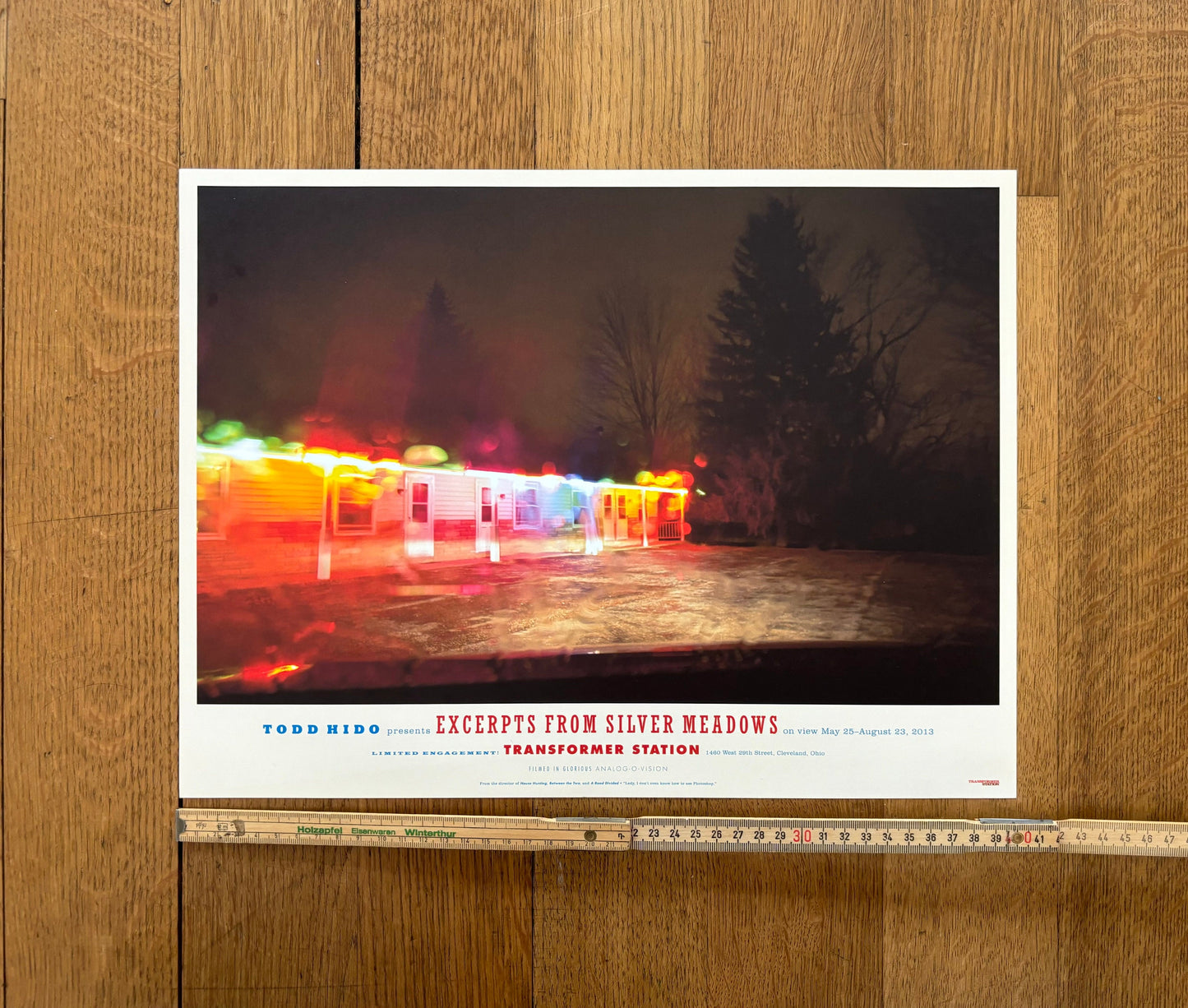 Todd Hido original photography poster - 15.9"×12.0" (40.5×30.5cm)