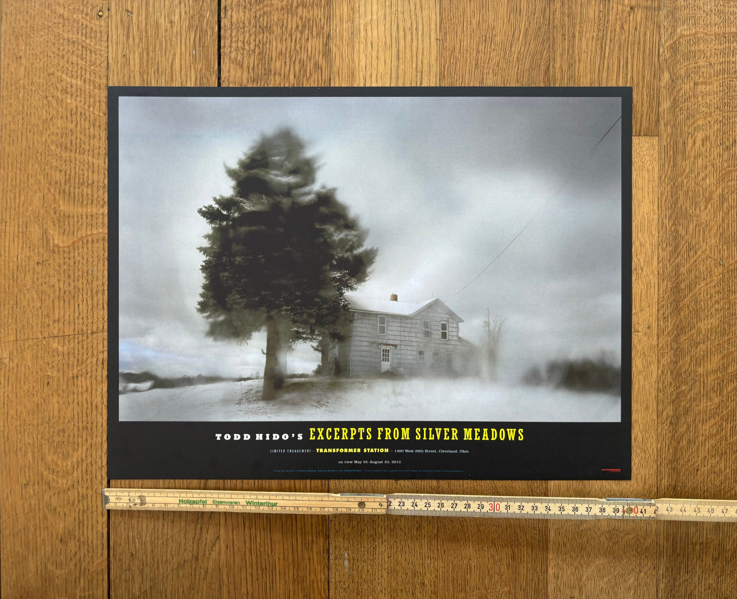 Todd Hido original photography poster - 15.9"×12.0" (40.5×30.5cm)