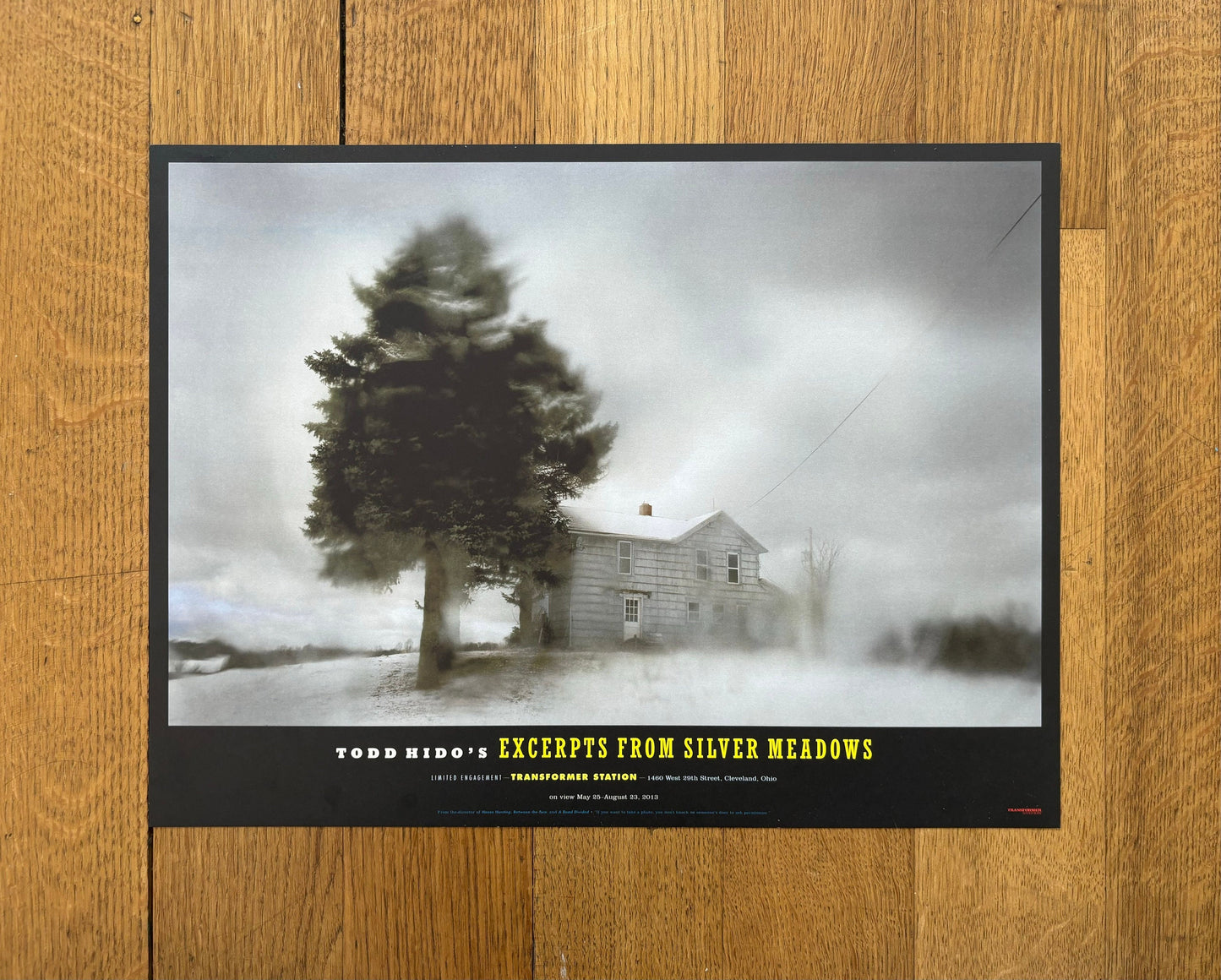 Todd Hido original photography poster - 15.9"×12.0" (40.5×30.5cm)