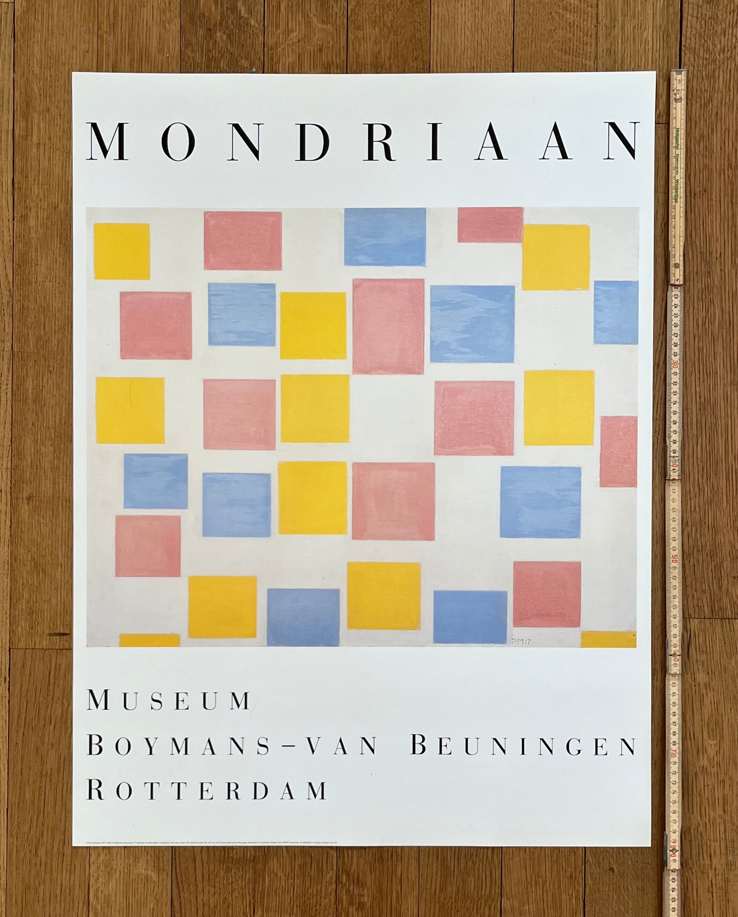 Piet Mondrian original art poster - 23.6"×31.5" (60×80cm)