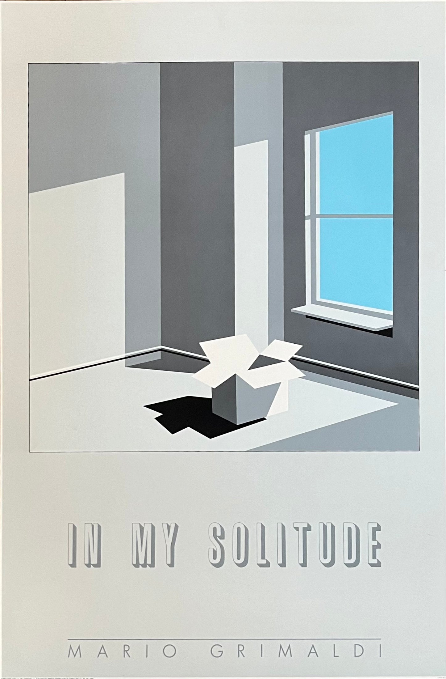 Mario Grimaldi original art poster - 25.4"×38.4" (64.5×97.5cm)