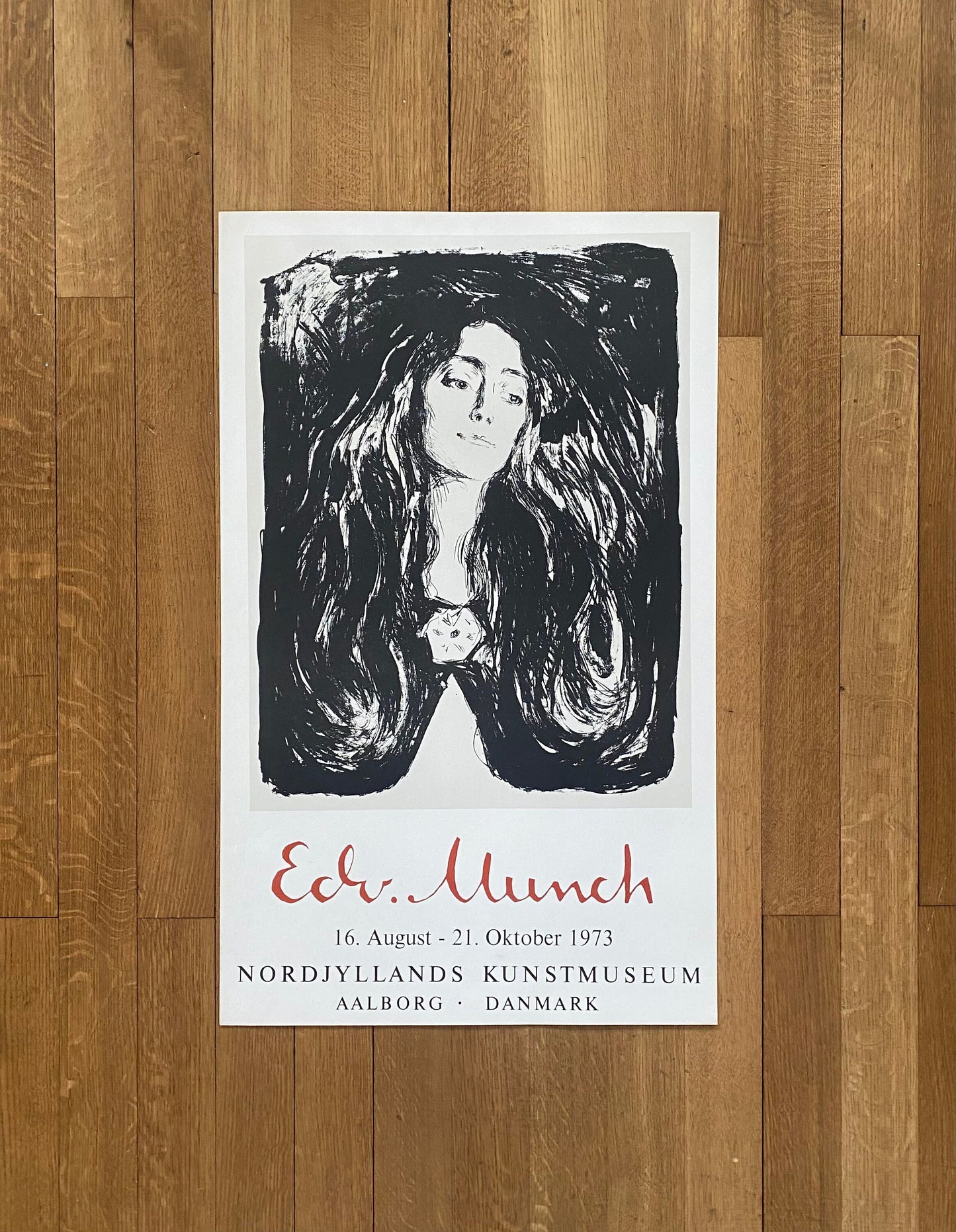 Edvard Munch original art print - 21.5"×35.0" (54.5×89cm)