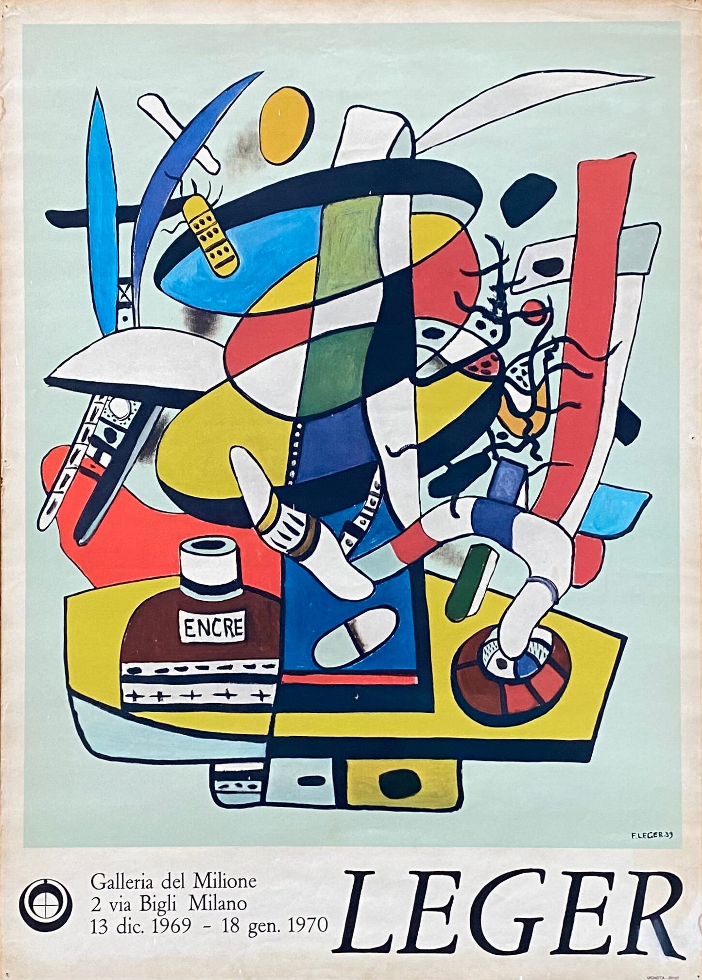 Fernand Léger original art poster - 19.7"×27.6" (50×70cm)