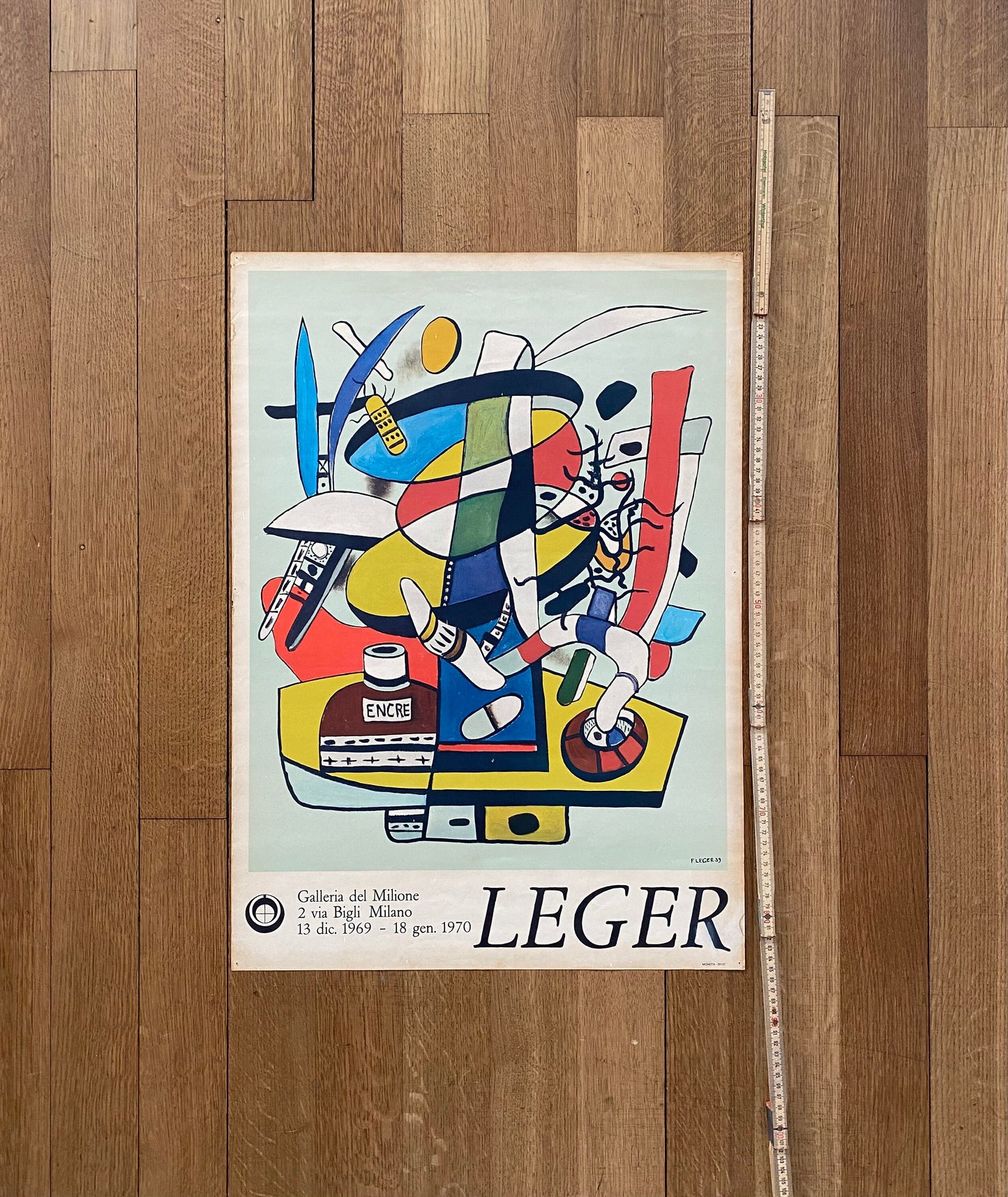 Fernand Léger original art poster - 19.7"×27.6" (50×70cm)