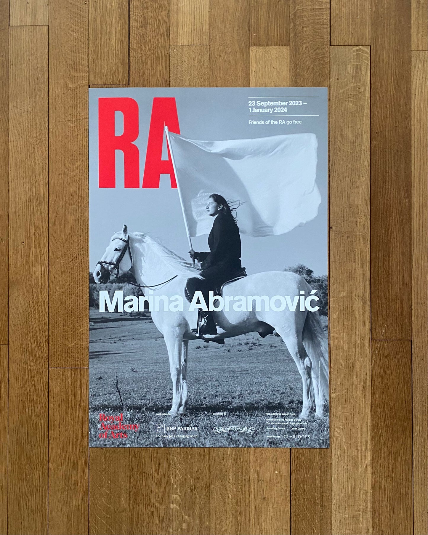 Marina Abramovic original art poster - 20.1"×29.9" (51×76cm)