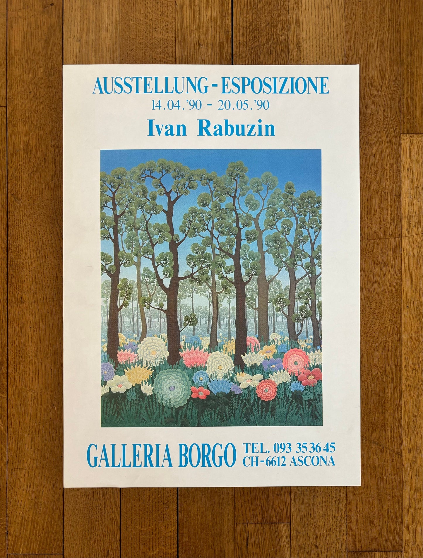 Ivan Rabuzin original art poster - 17.7"×25.2" (45×64cm)