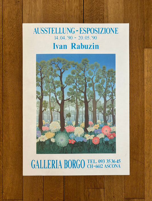 Ivan Rabuzin original art poster - 17.7"×25.2" (45×64cm)