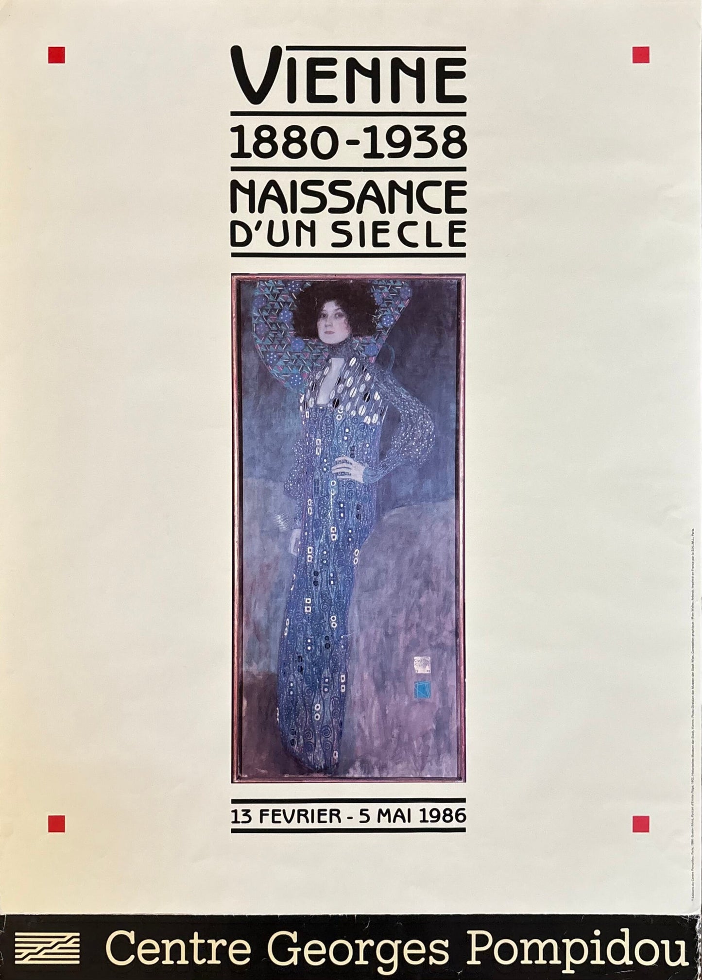 Gustav Klimt art exhibition poster - 19.7"×27.6" (50×70cm)