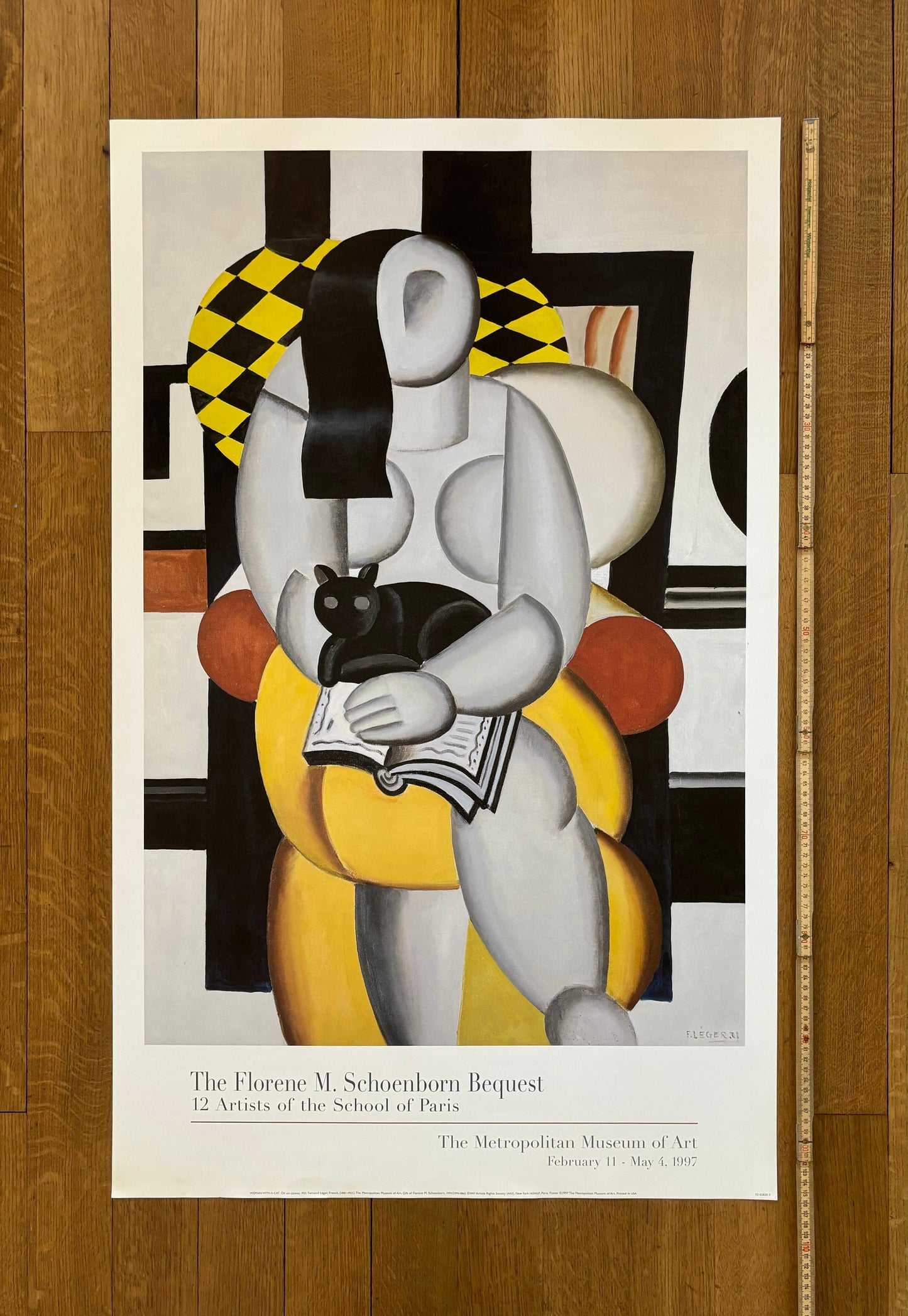 Fernand Léger original art poster - 26.0"×41.9" (66×106.5cm)
