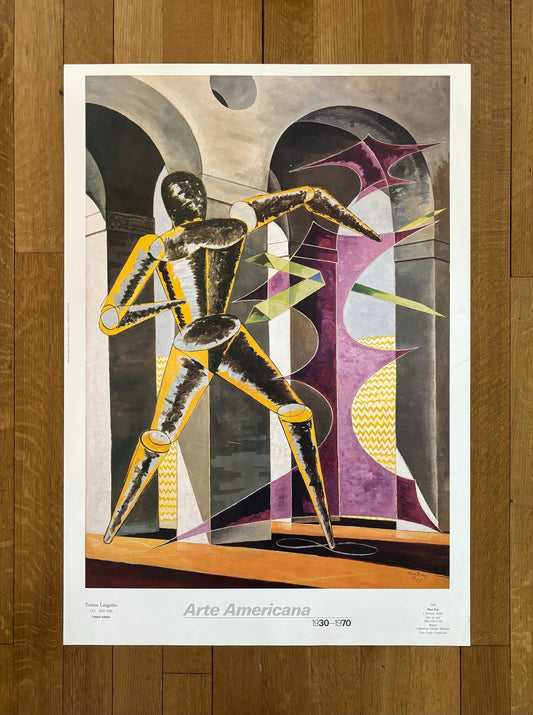 Man Ray original art exhibition poster - 27.8"×39.4" (70.5×100cm)