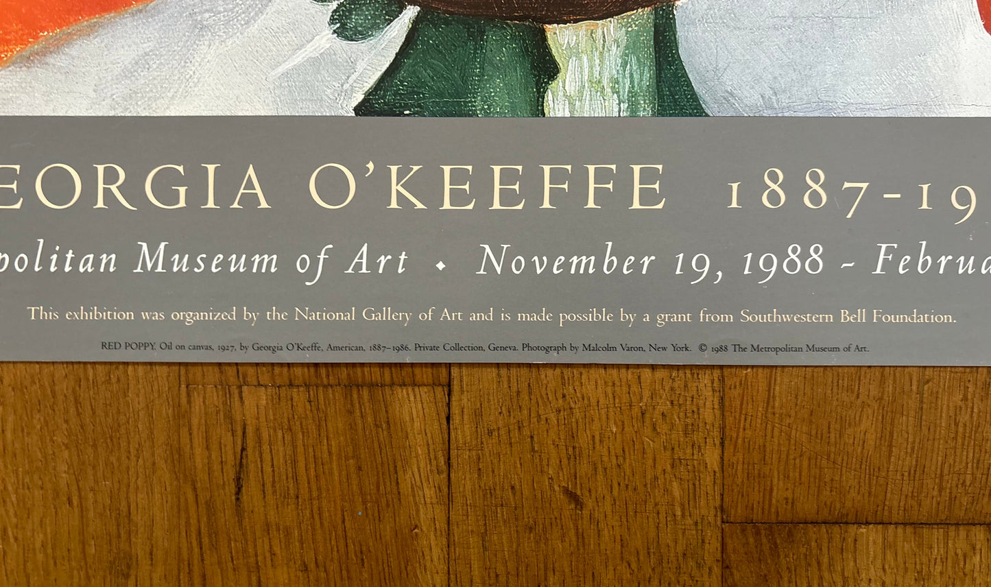 Georgia O'Keeffe original art poster - 28.0"×25.0" (71×63.5cm)