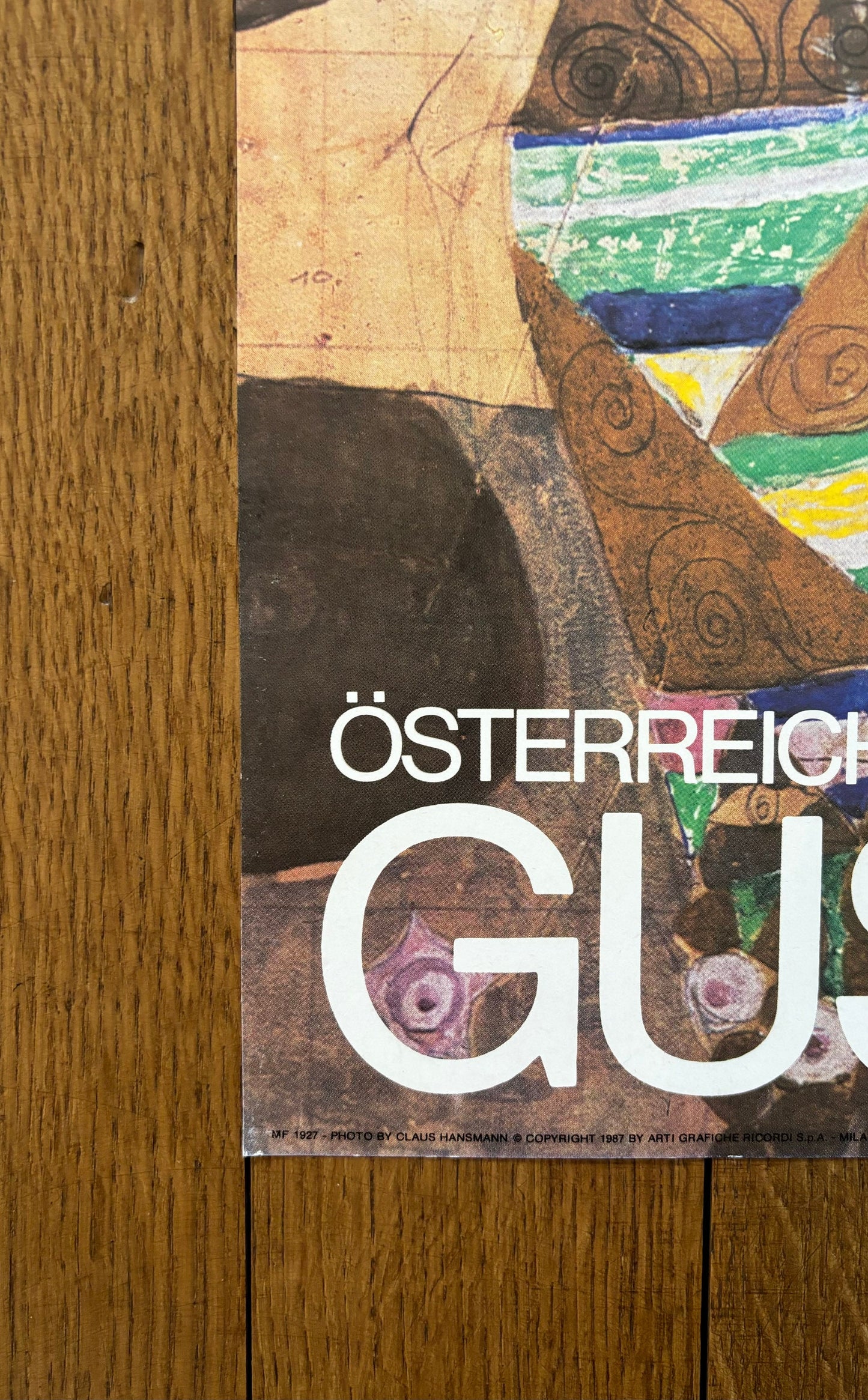 Gustav Klimt art exhibition poster - 19.7"×39.2" (50×99.5cm)