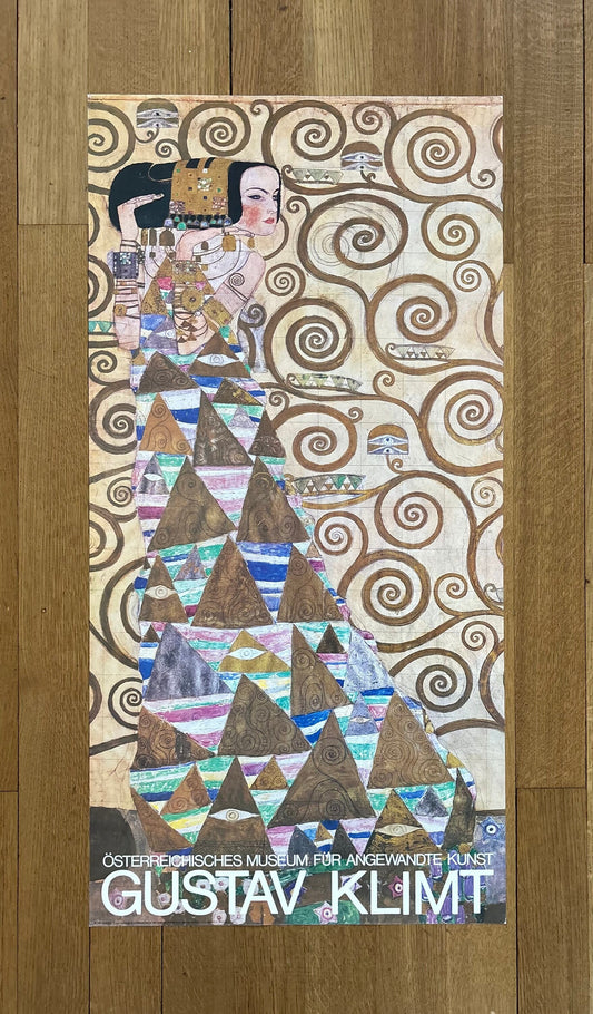 Gustav Klimt art exhibition poster - 19.7"×39.2" (50×99.5cm)