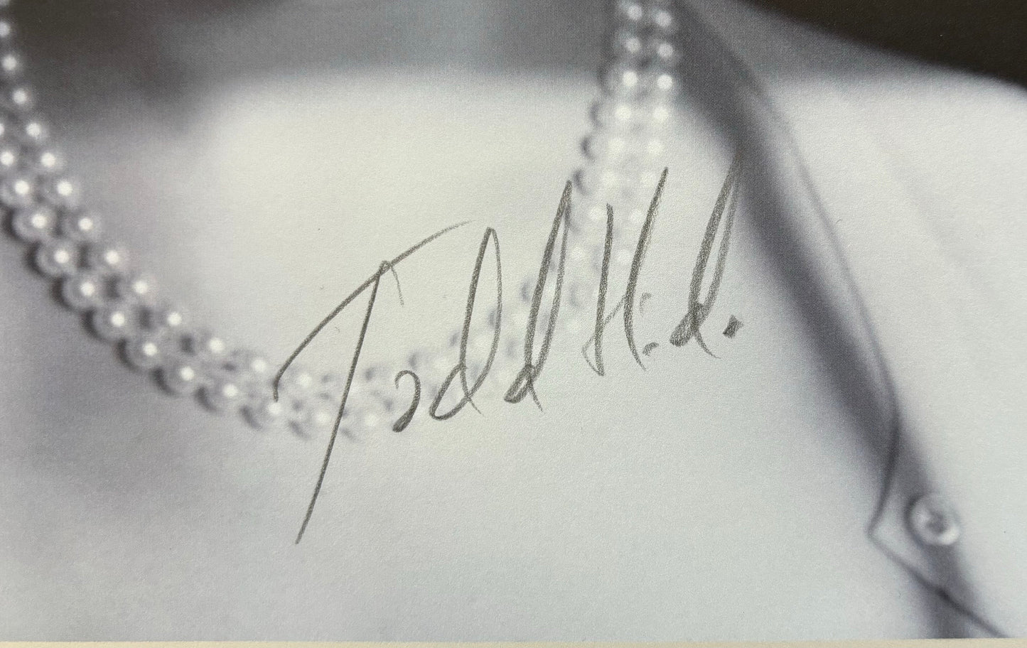 Todd Hido original photography poster signed - 15.9"×12.0" (40.5×30.5cm)