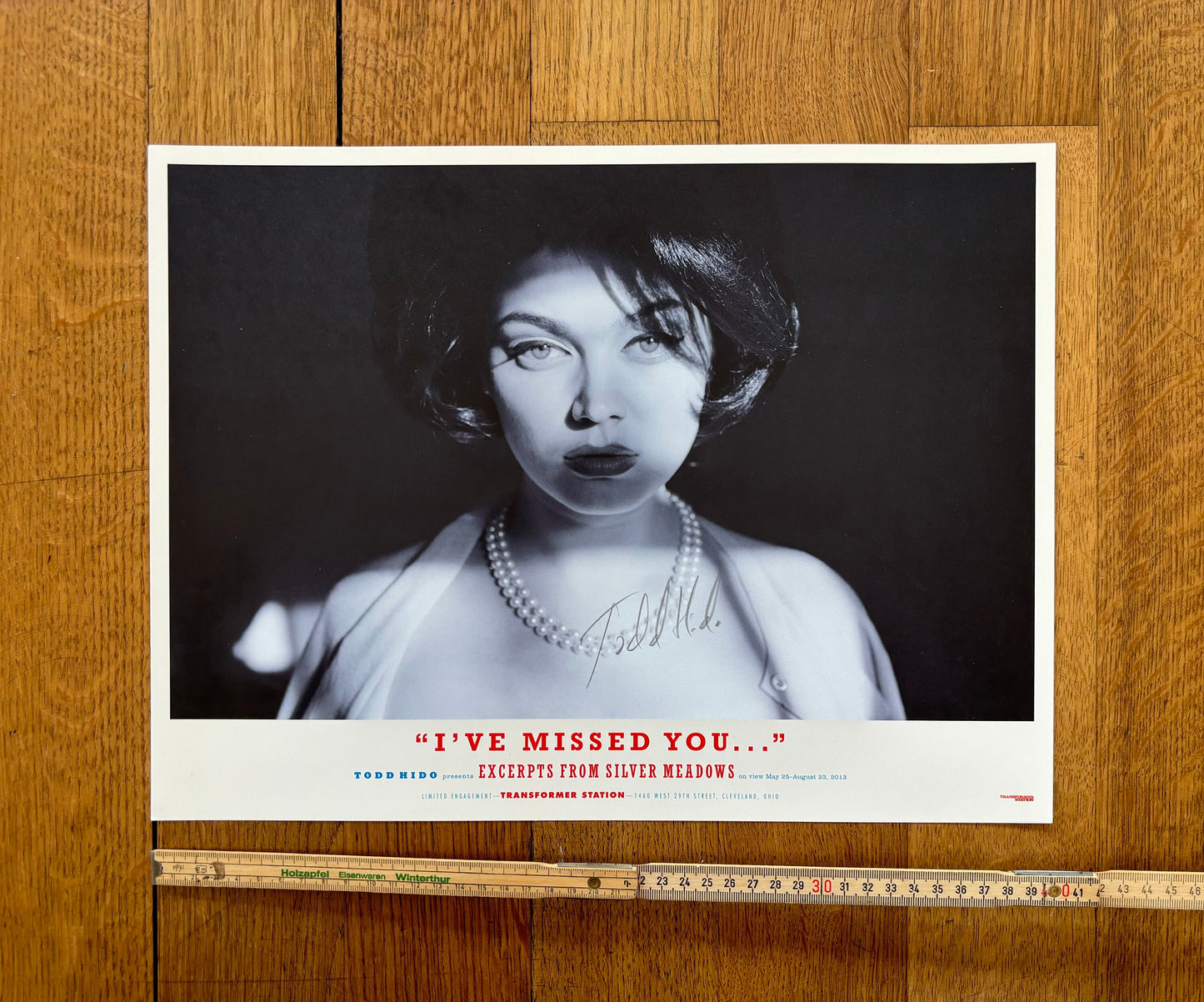 Todd Hido original photography poster signed - 15.9"×12.0" (40.5×30.5cm)