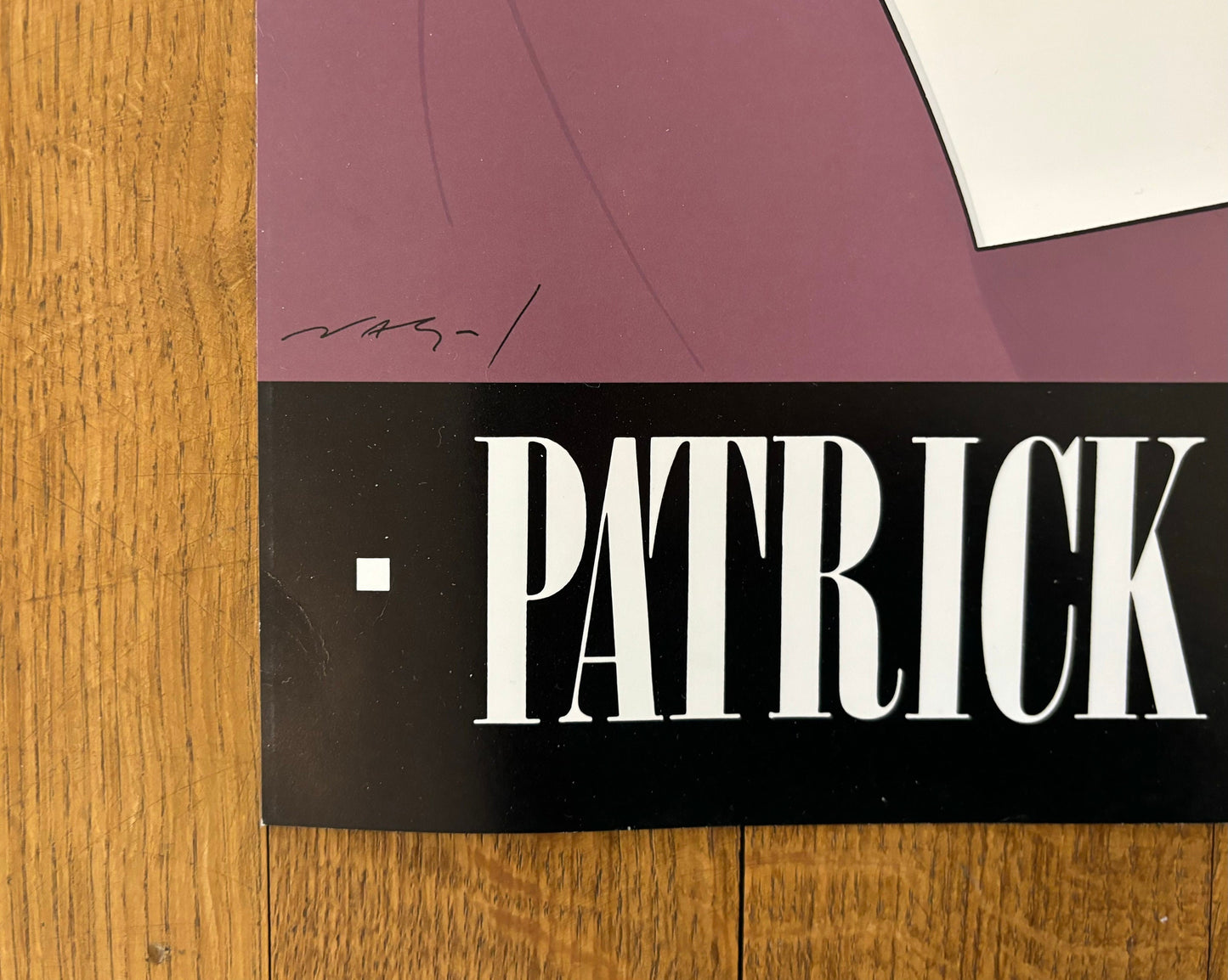 Patrick Nagel original art poster - 23.0"×33.7" (58.5×85.5cm)