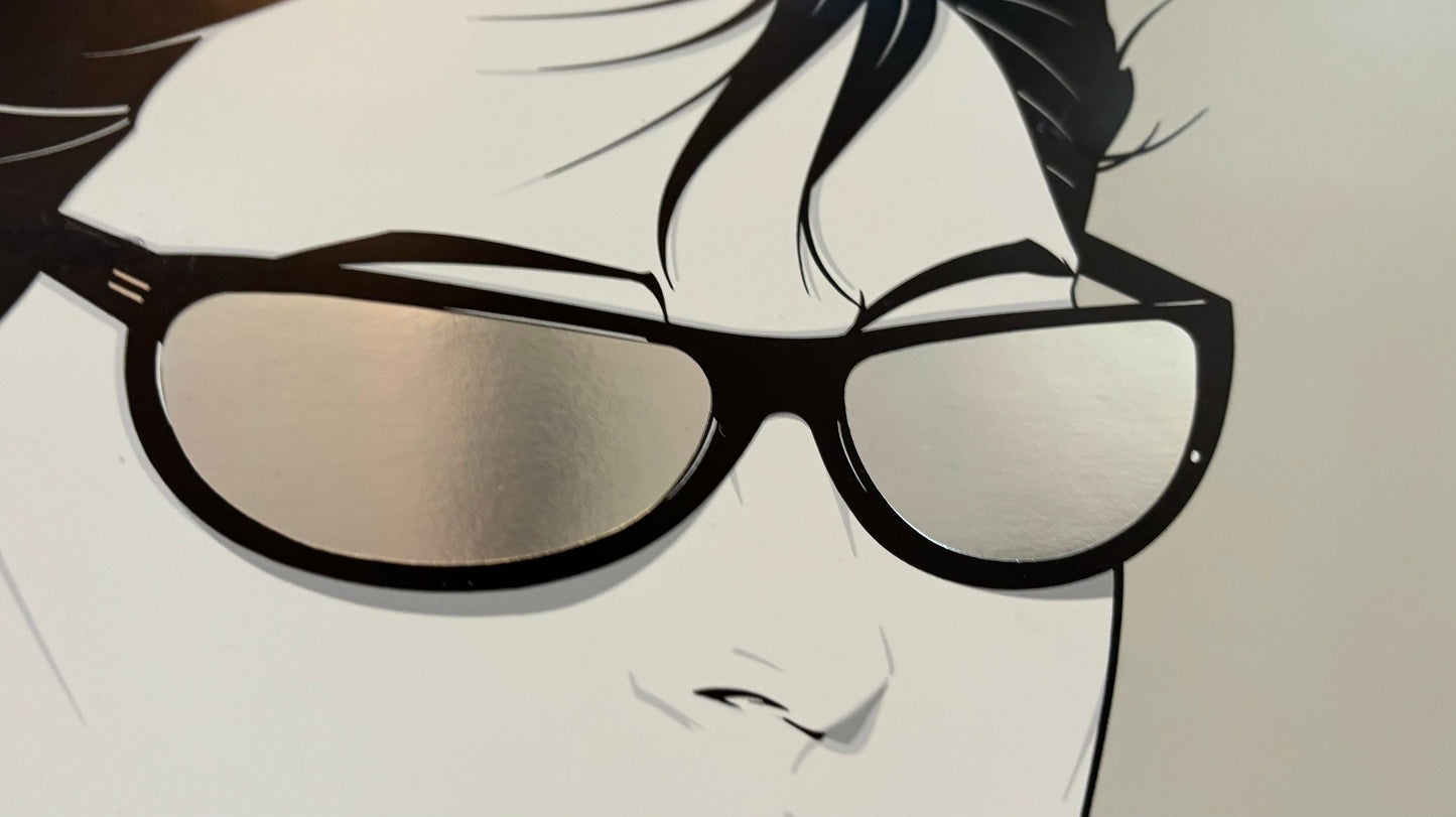 Patrick Nagel original art poster - 23.0"×33.7" (58.5×85.5cm)