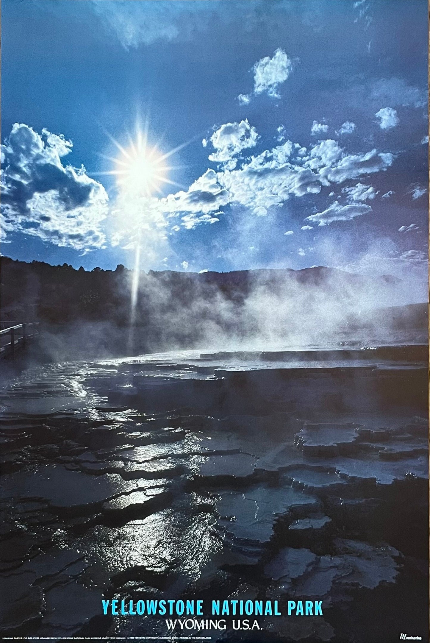 Yellowstone National Park photo poster - 24.4"×36.6" (62×93cm)