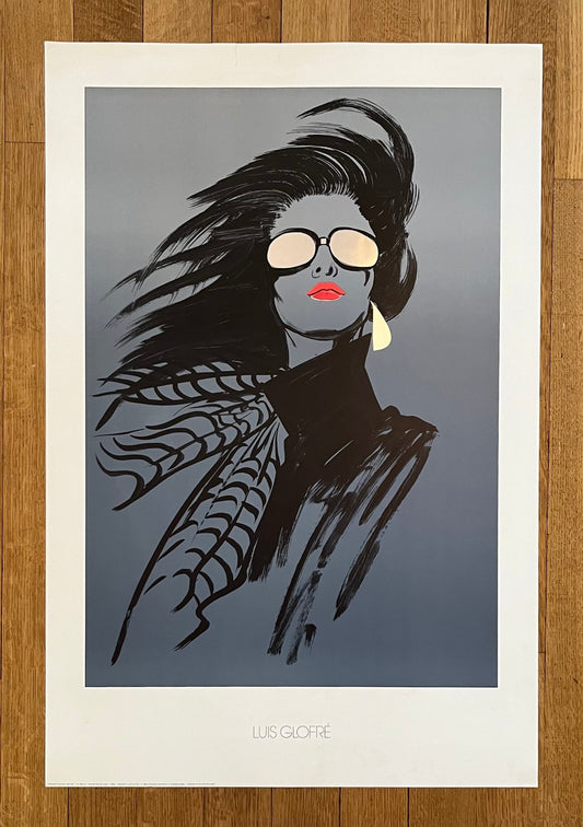 Luis Glofré original art poster - 24.4"×36.6" (62×93cm)
