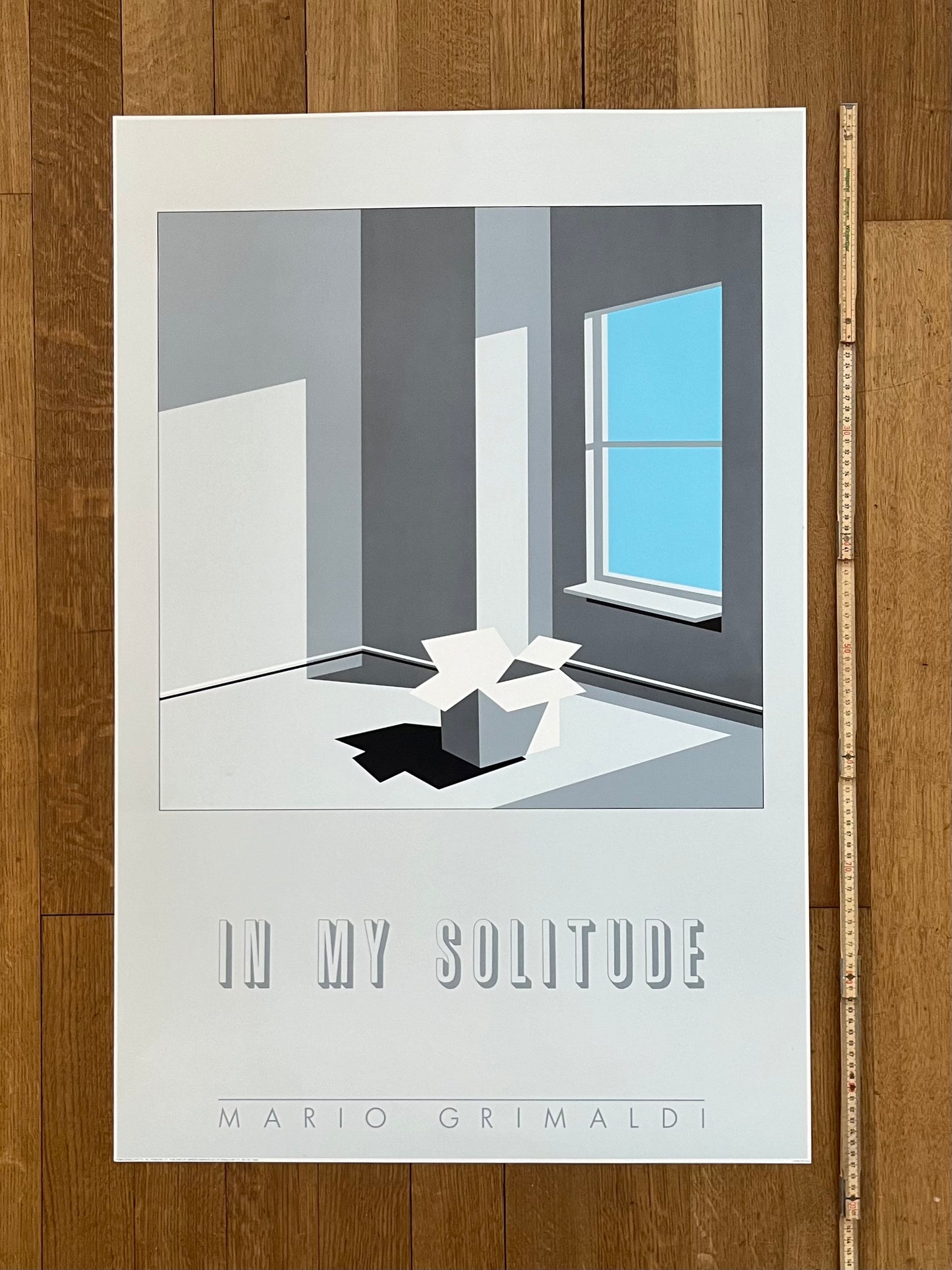 Mario Grimaldi original art poster - 25.4"×38.4" (64.5×97.5cm)
