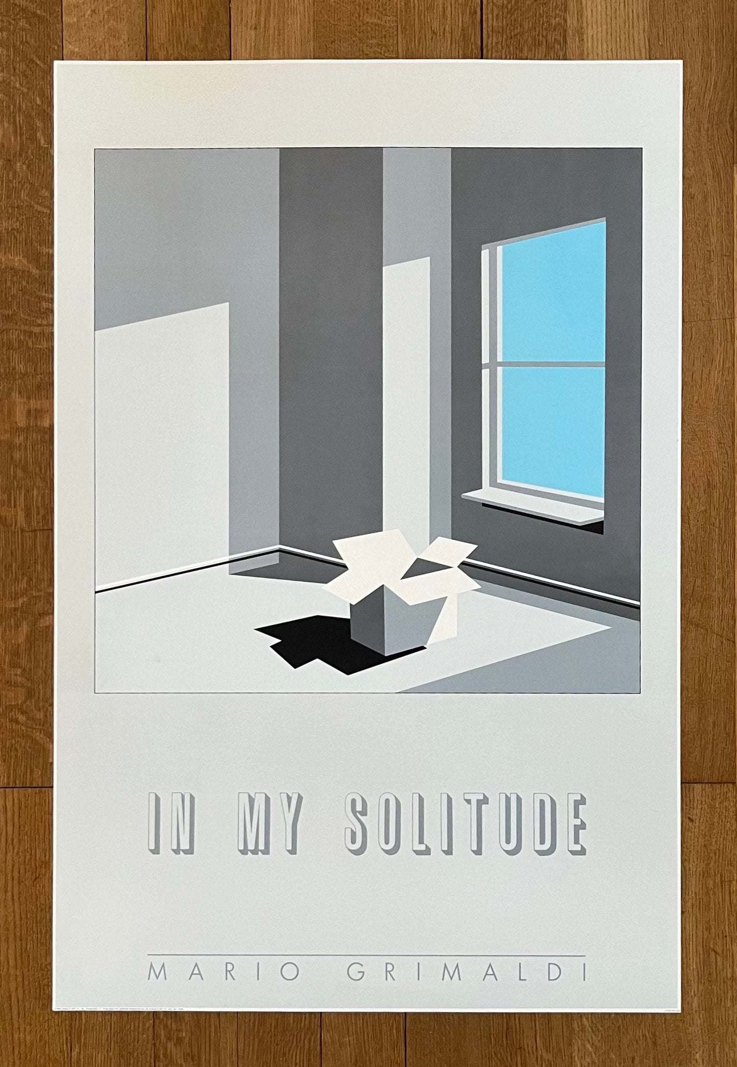 Mario Grimaldi original art poster - 25.4"×38.4" (64.5×97.5cm)