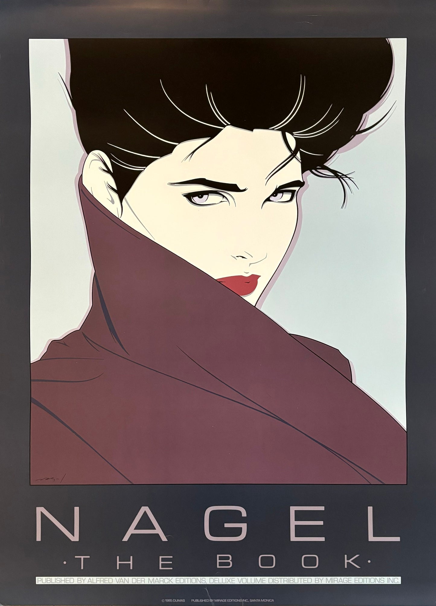 Patrick Nagel original art poster - 26.0"×35.8" (66×91cm)