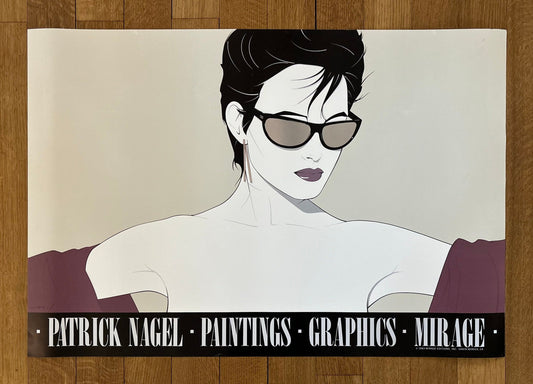 Patrick Nagel original art poster - 23.0"×33.7" (58.5×85.5cm)