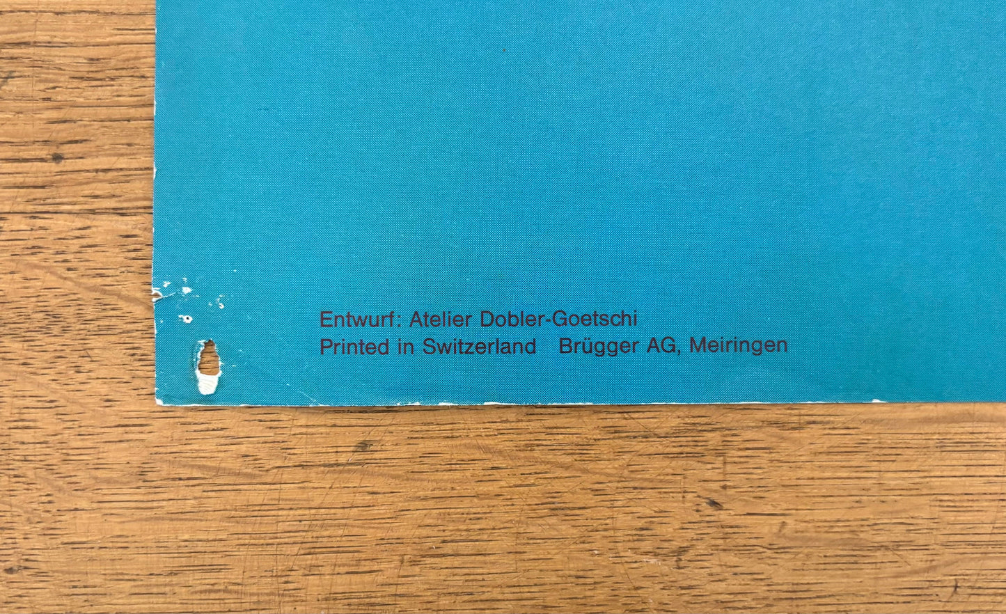 Dobler Goetschi original art poster used - 25.0"×40.0" (63.5×101.5cm)