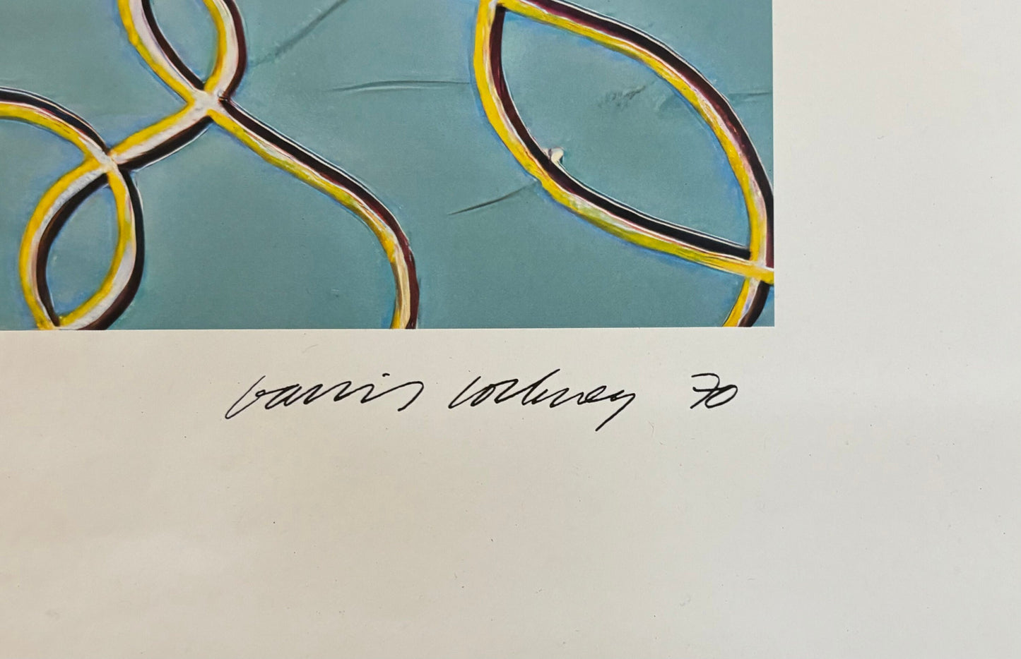 David Hockney exhibition poster - 27.6"×39.4" (70×100cm)