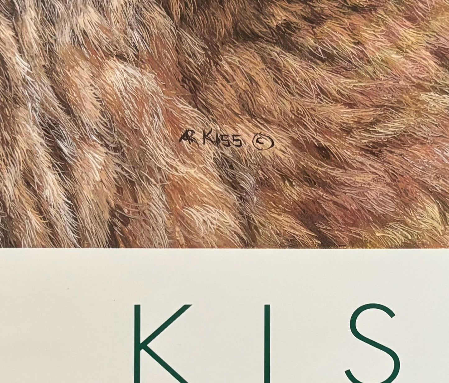 Andrew Kiss original art poster - 29.9"×22.4" (76×57cm)