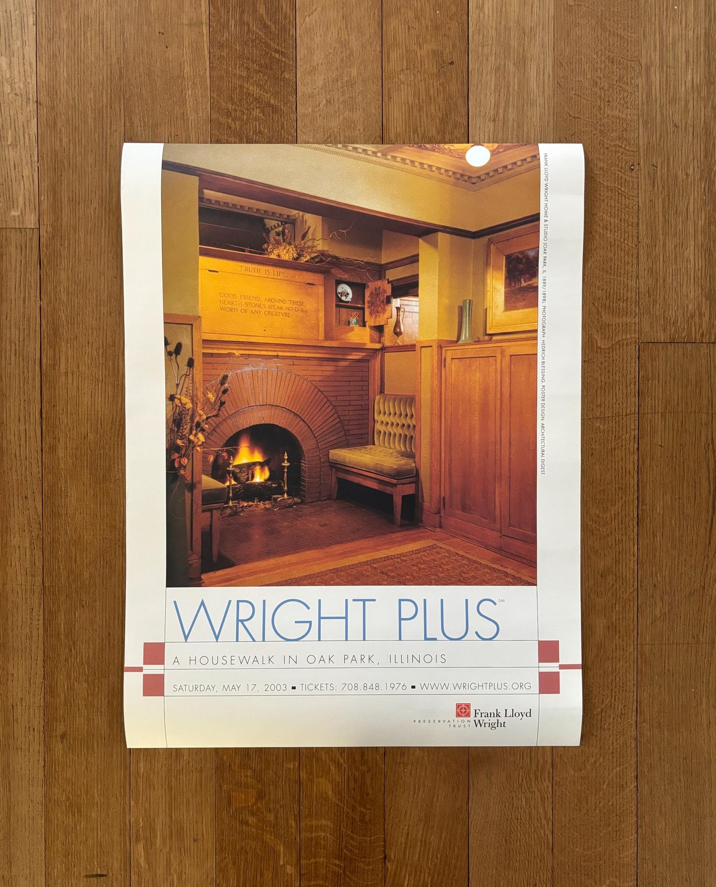 Wright Plus original art poster - 17.9"×24.0" (45.5×61cm)