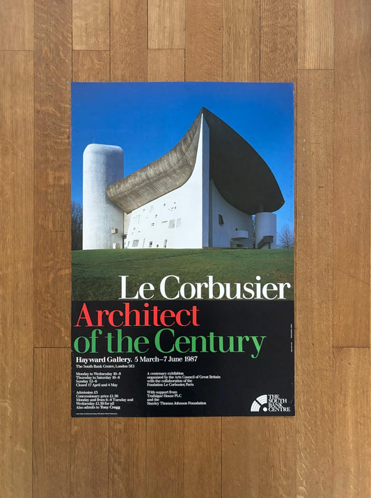 Le Corbusier original art poster - 20.1"×29.9" (51×76cm)