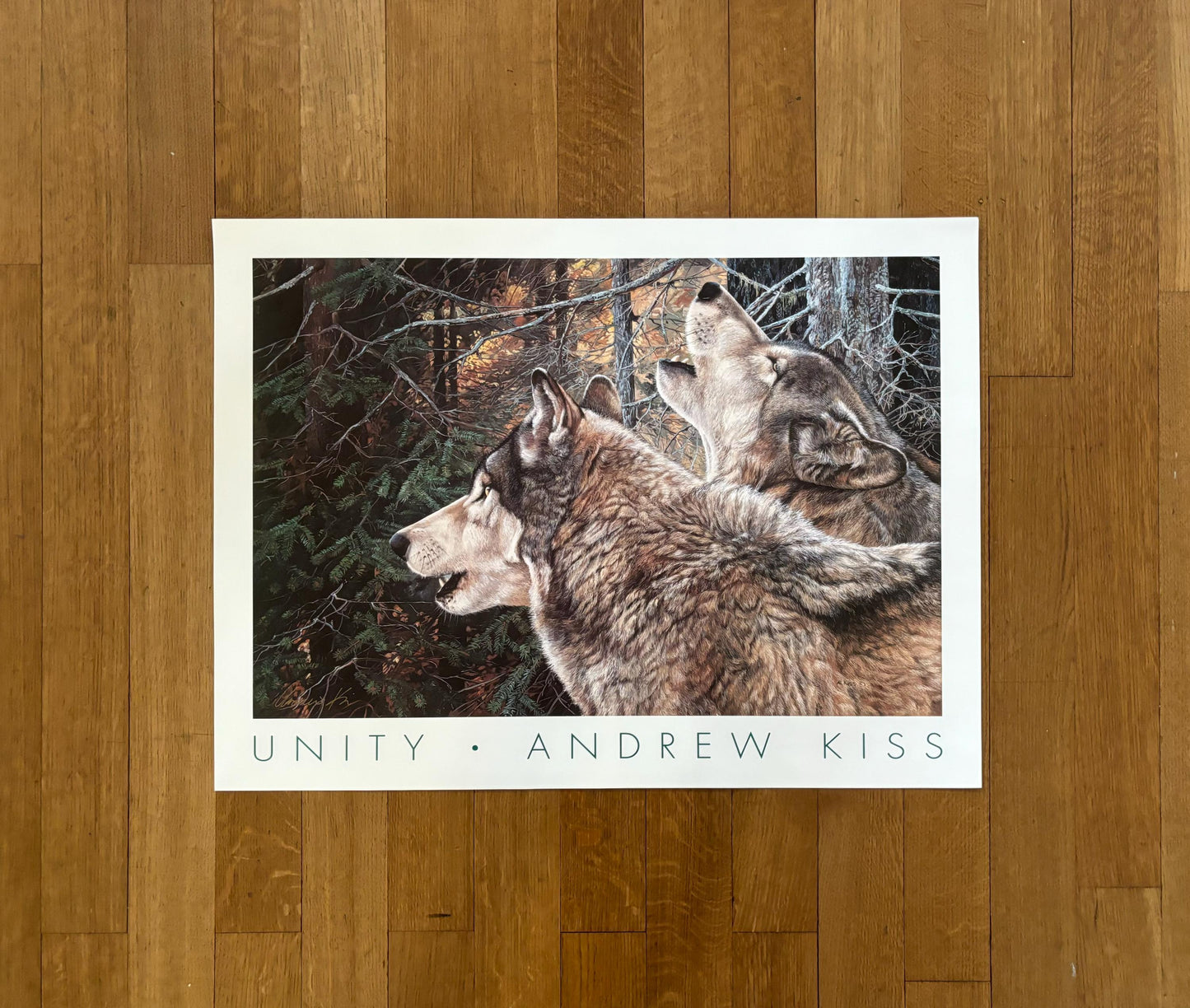 Andrew Kiss original art poster - 29.9"×22.4" (76×57cm)