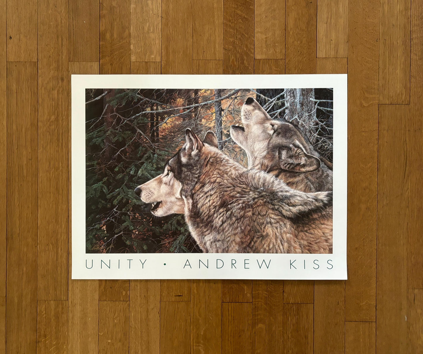 Andrew Kiss original art poster - 29.9"×22.4" (76×57cm)
