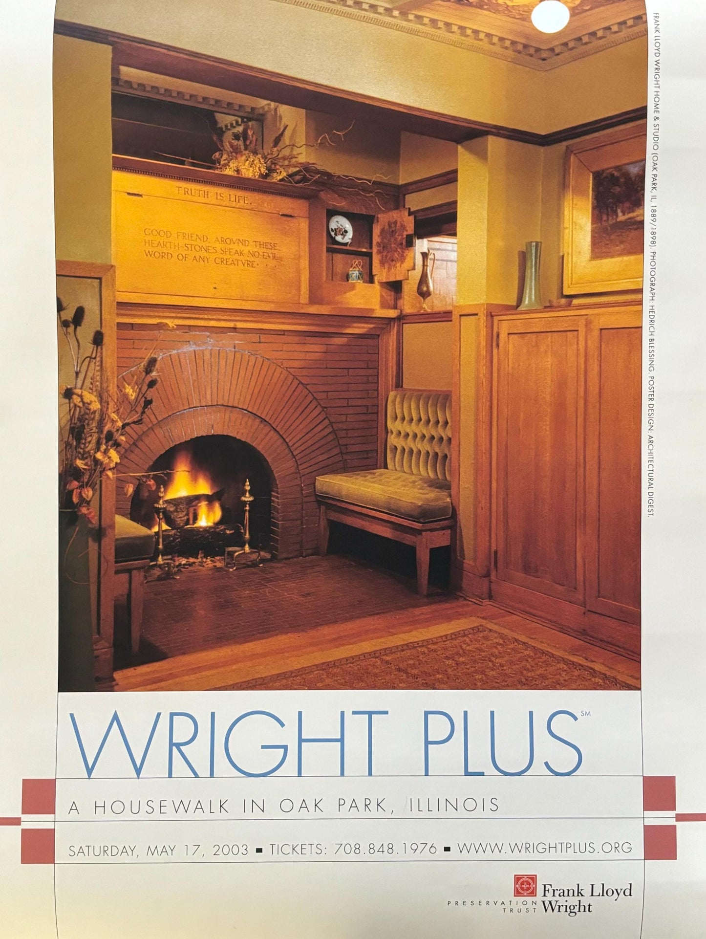Wright Plus original art poster - 17.9"×24.0" (45.5×61cm)