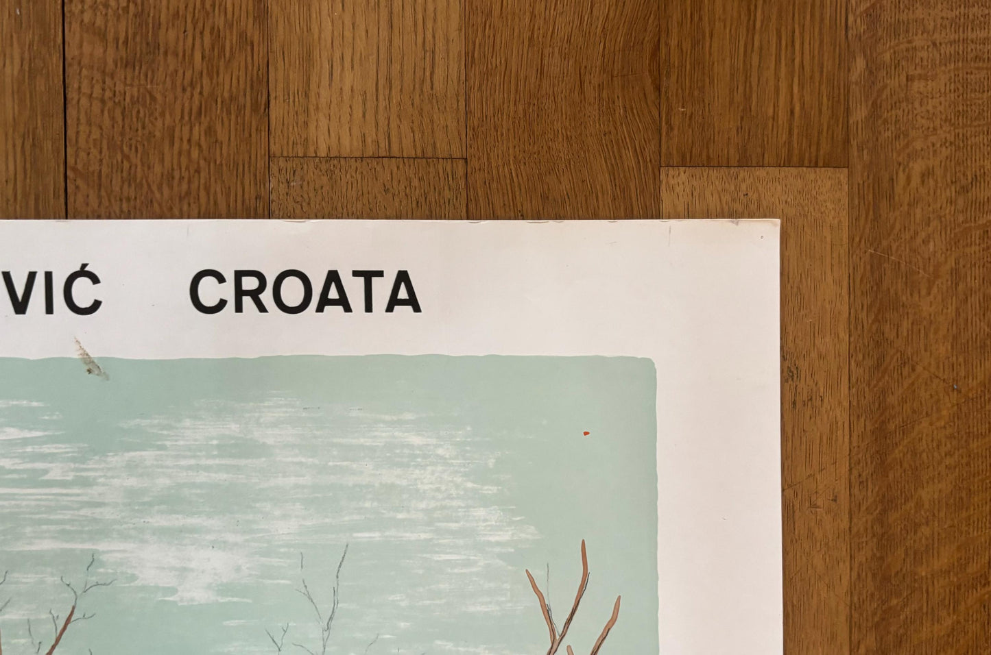 Ivan Lacković original art poster - 25.6"×22.6" (65×57.5cm)