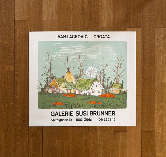 Ivan Lacković original art poster - 25.6"×22.6" (65×57.5cm)