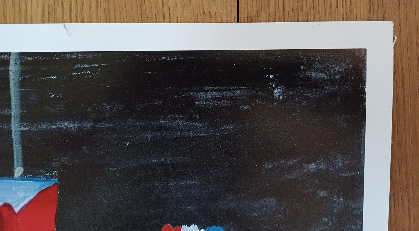 David Hockney original poster used - 31.5"×36.4" (80×92.5cm)