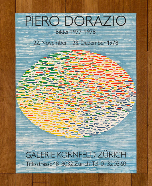 Piero Dorazio original art poster - 32.7"×24.6" (83×62.5cm)