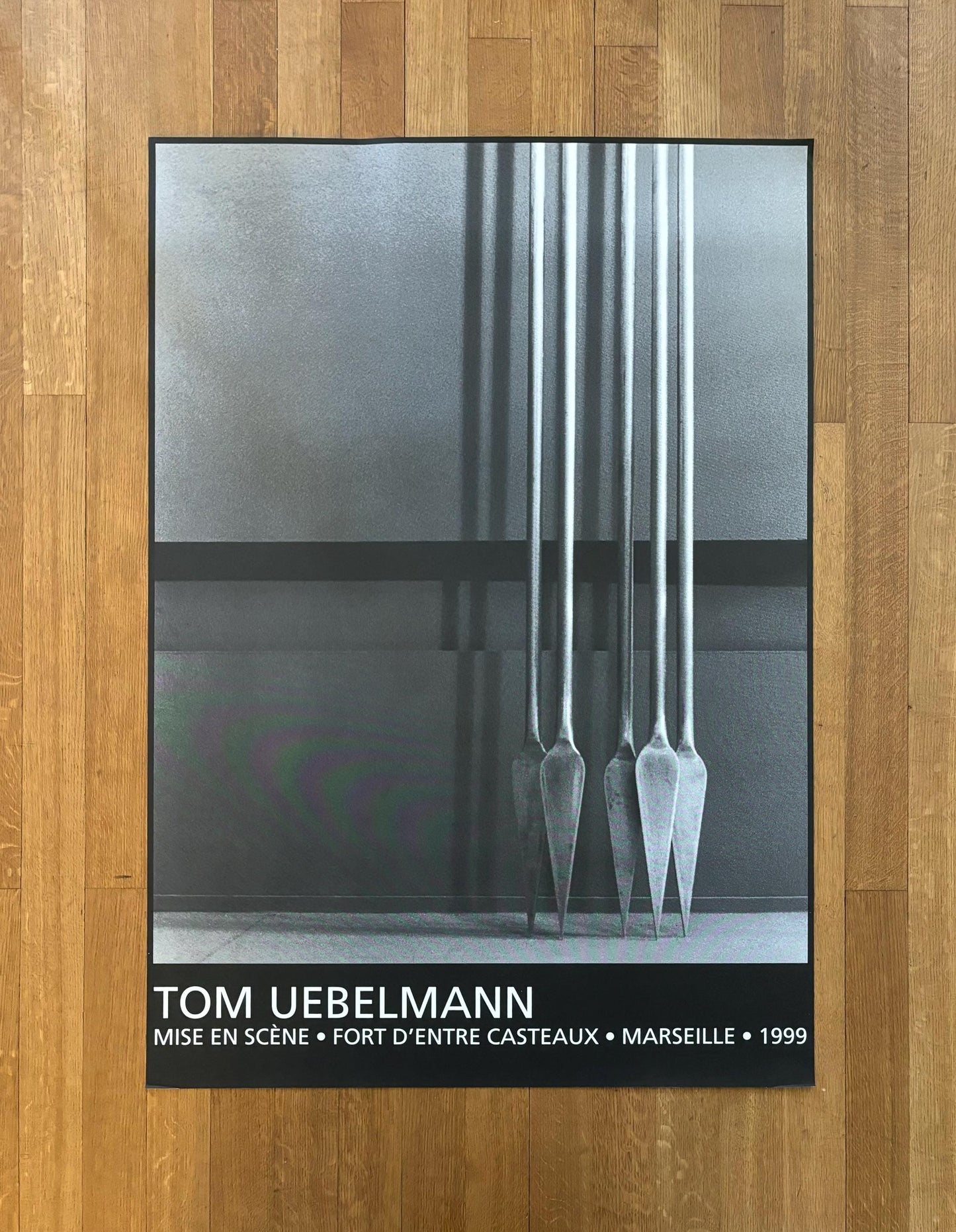 Tom Uebelmann Original art exhibition poster - 35.4"×50.4" (90×128cm)