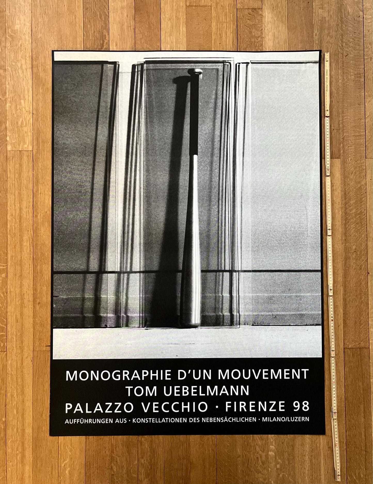 Tom Uebelmann Original art exhibition poster - 35.4"×50.4" (90×128cm)
