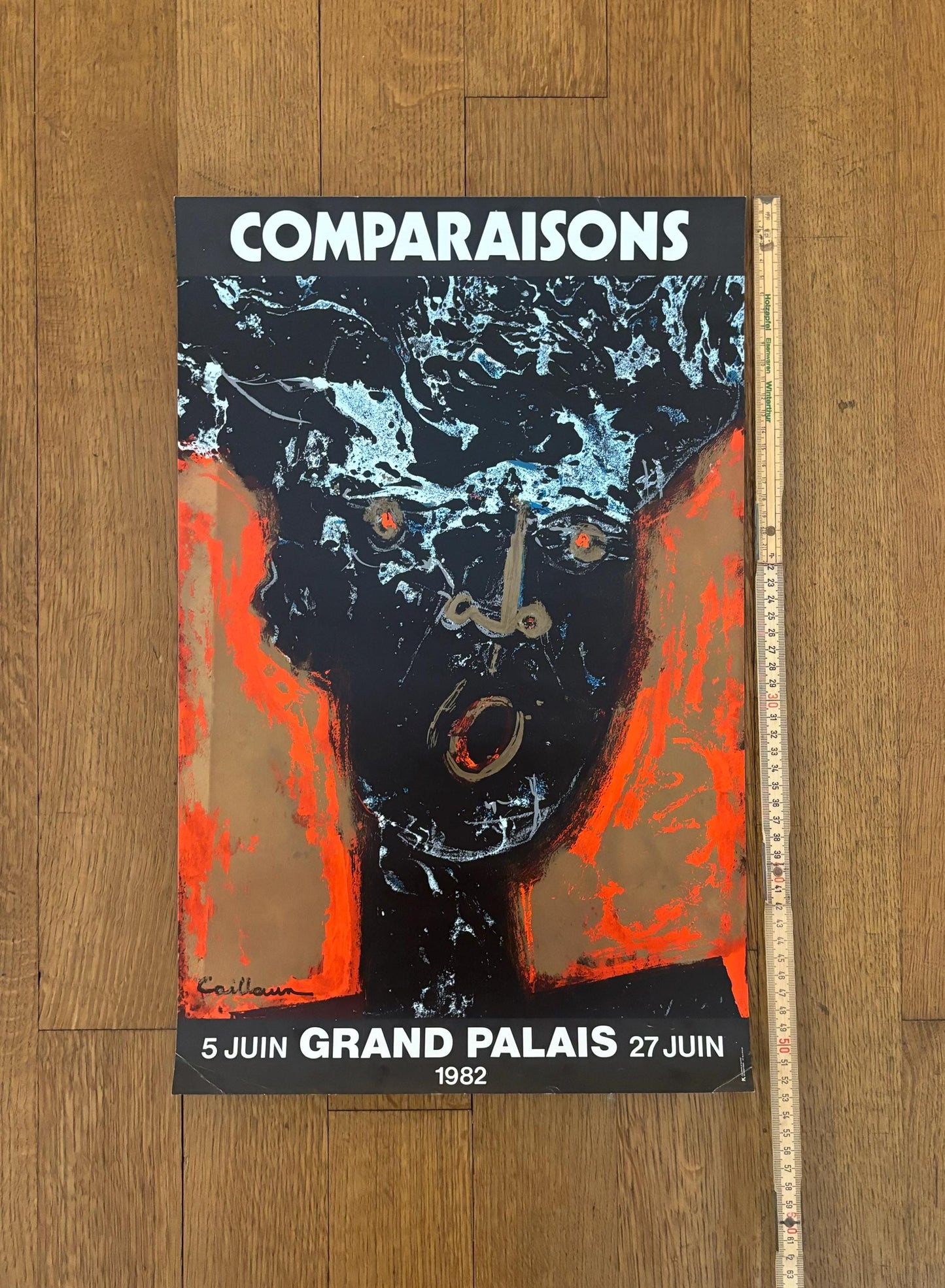 comparaisons original art exhibition poster - 13.4"×20.9" (34×53cm)