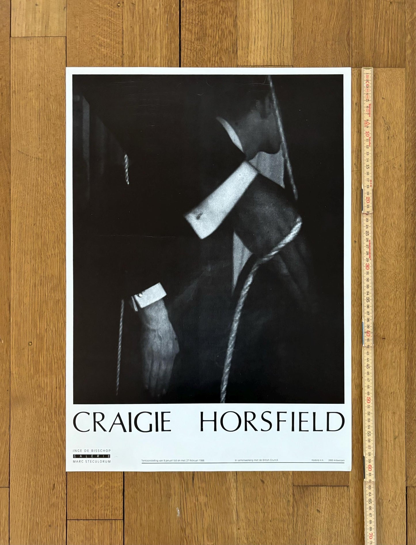 Craigie Horsfield original photo poster - 17.1"×24.0" (43.5×61cm)