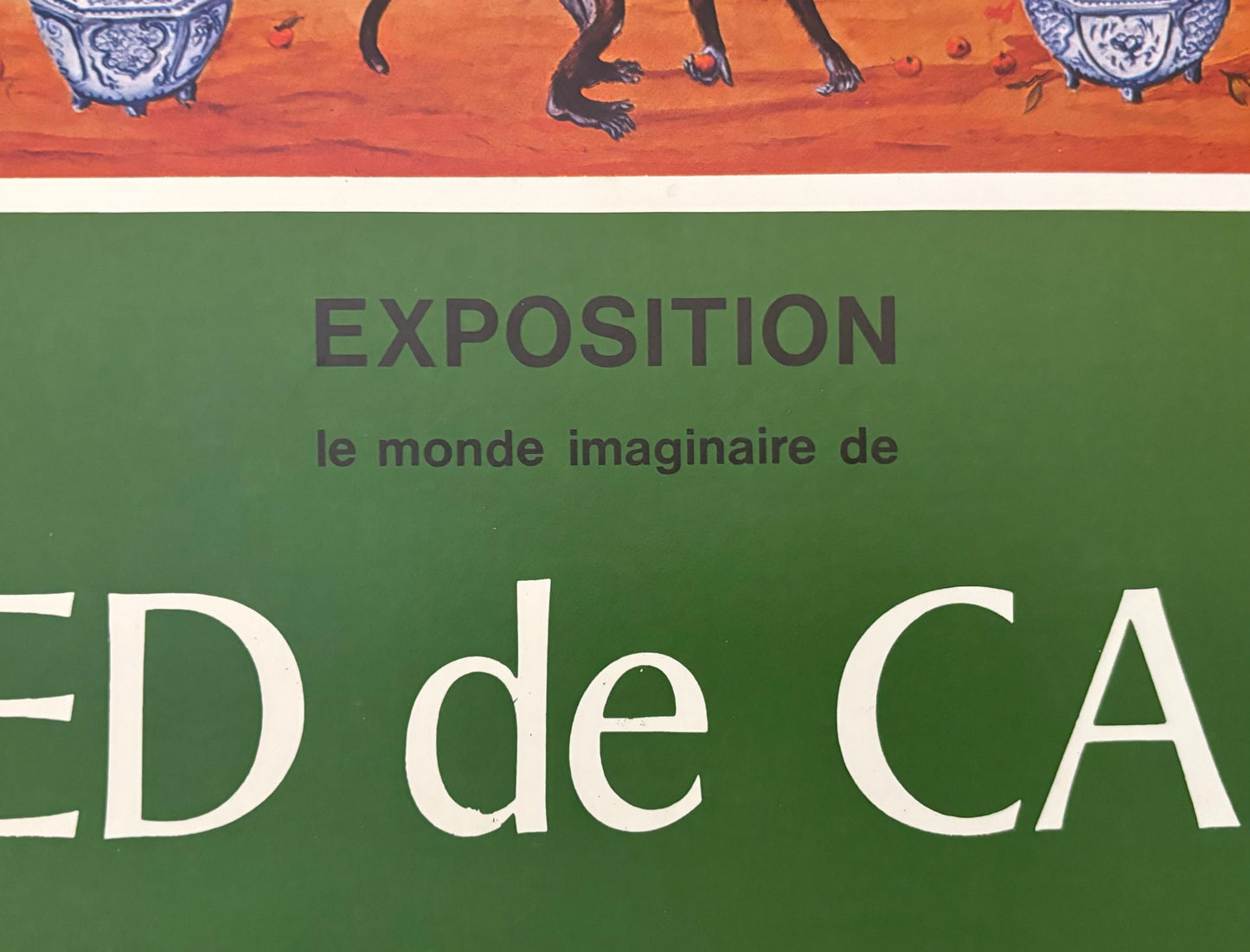 Alfred de Cabrol original art exhibition poster - 19.7"×27.6" (50×70cm)