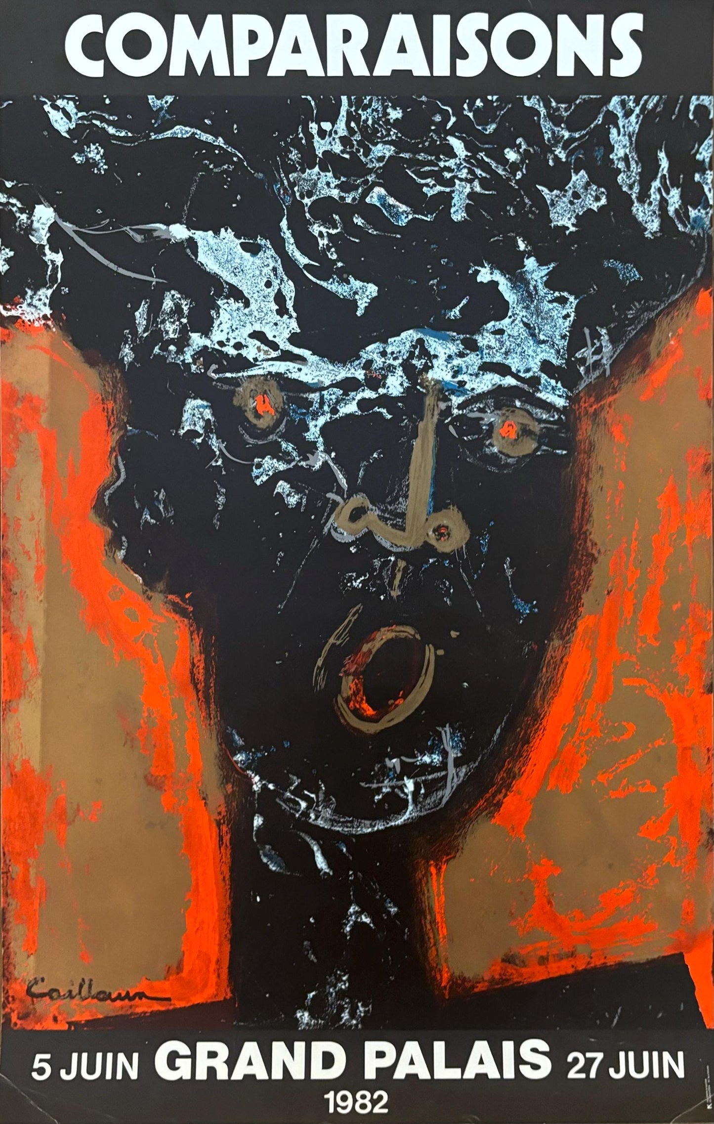 comparaisons original art exhibition poster - 13.4"×20.9" (34×53cm)