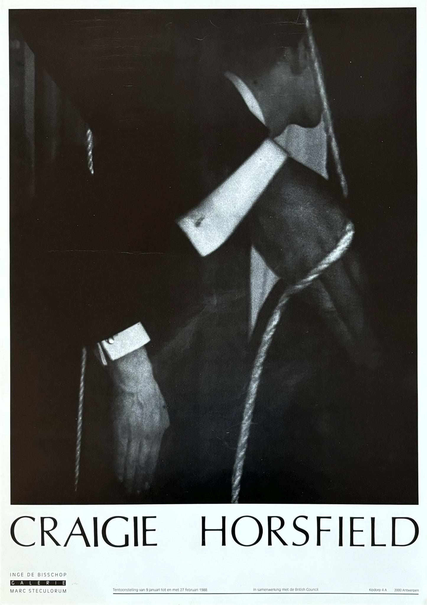 Craigie Horsfield original photo poster - 17.1"×24.0" (43.5×61cm)