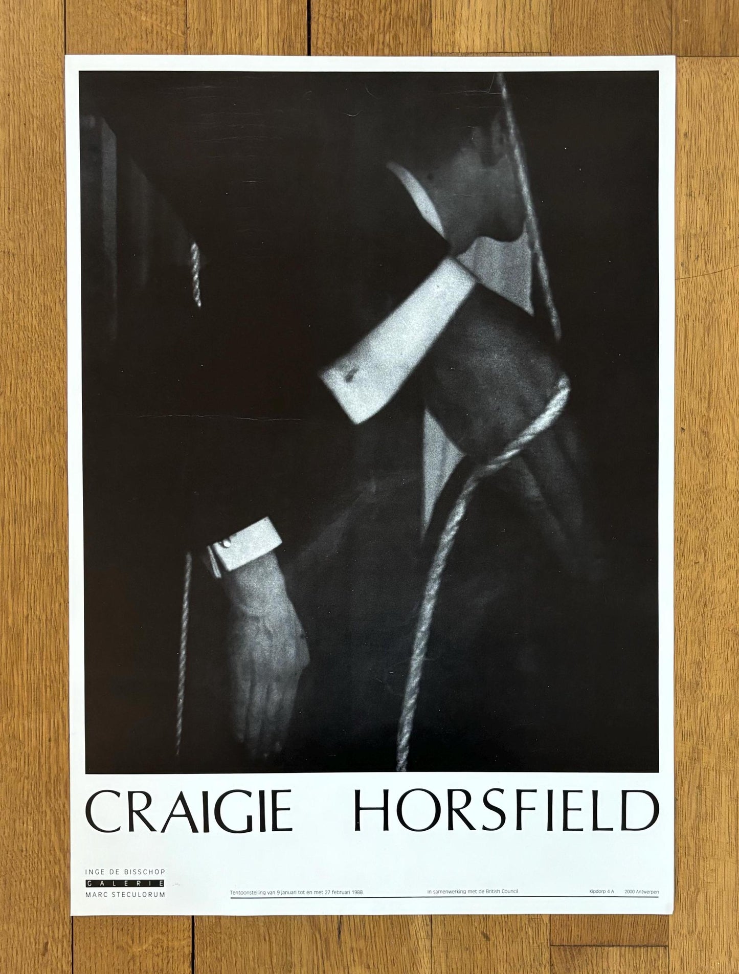 Craigie Horsfield original photo poster - 17.1"×24.0" (43.5×61cm)