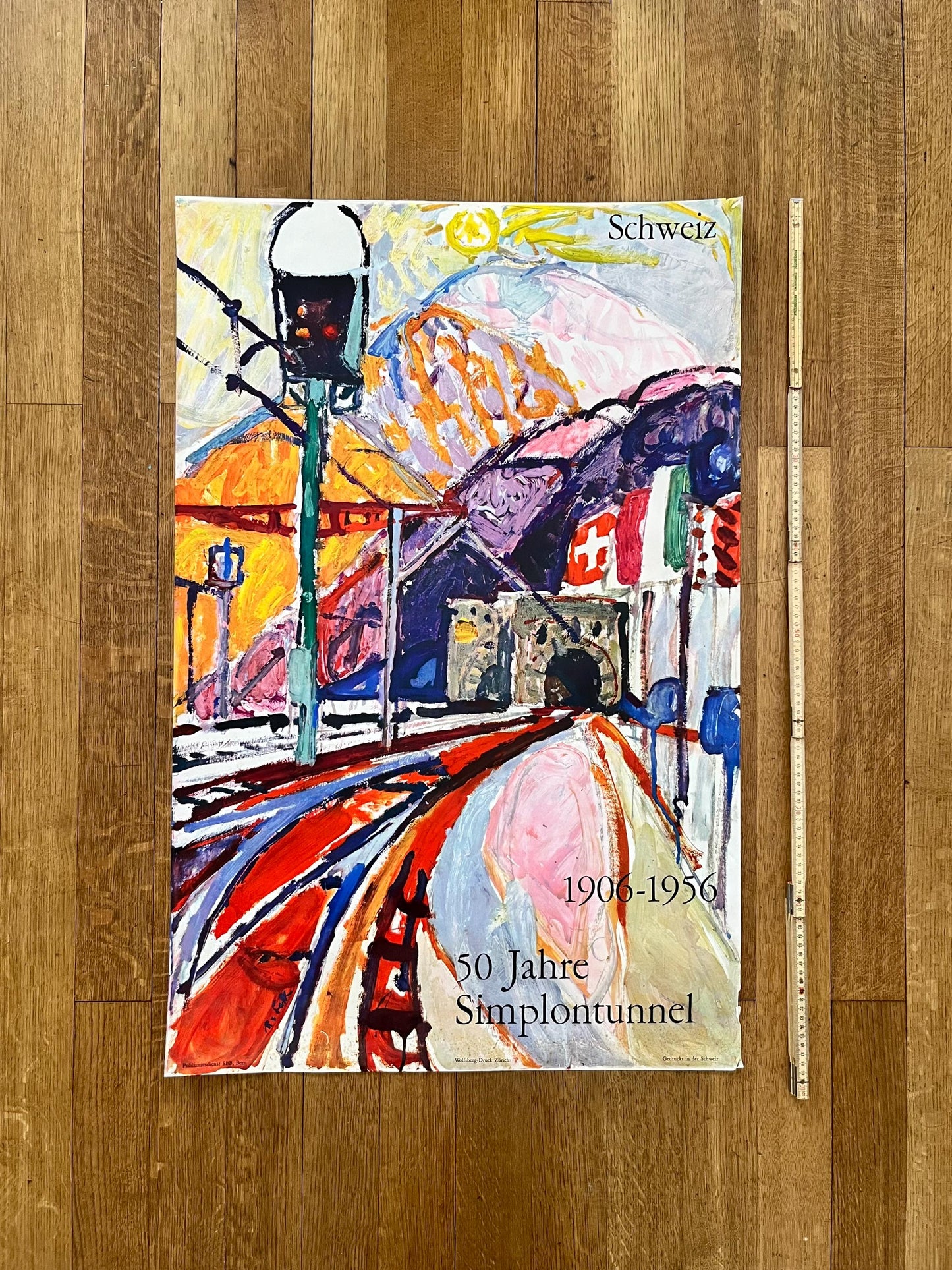 Hans Falk original art poster - 25.4"×39.0" (64.5×99cm)