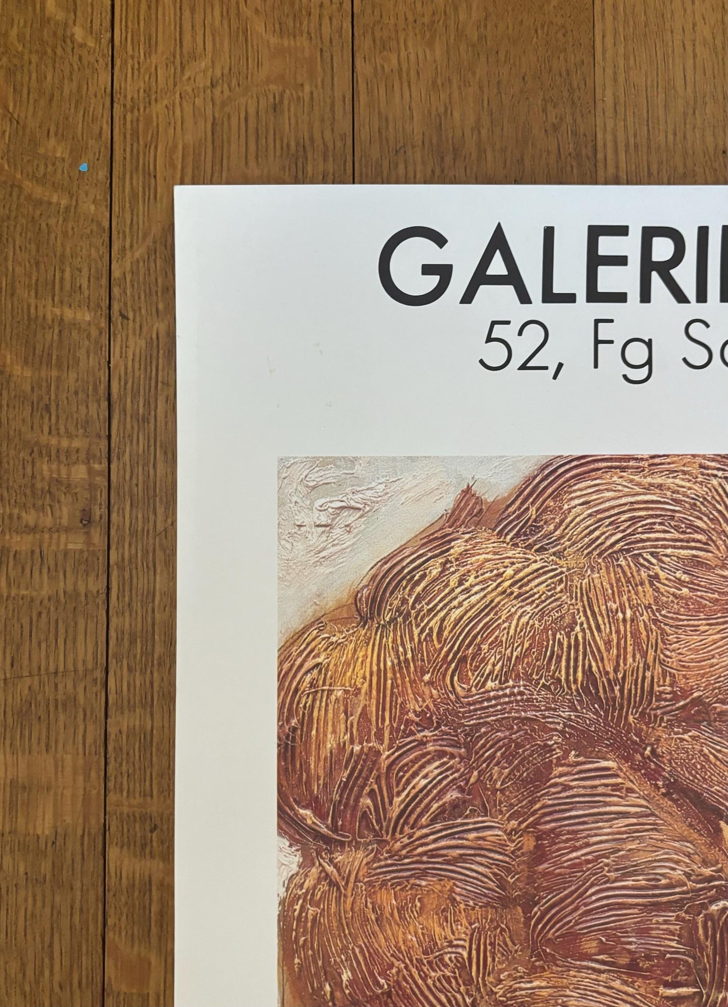 Fernando Calderon original art exhibition poster - 19.3"×27.2" (49×69cm)